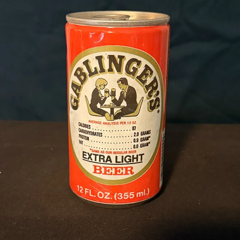 Gablinger's Extra Light Vintage Beer cans - Set of three